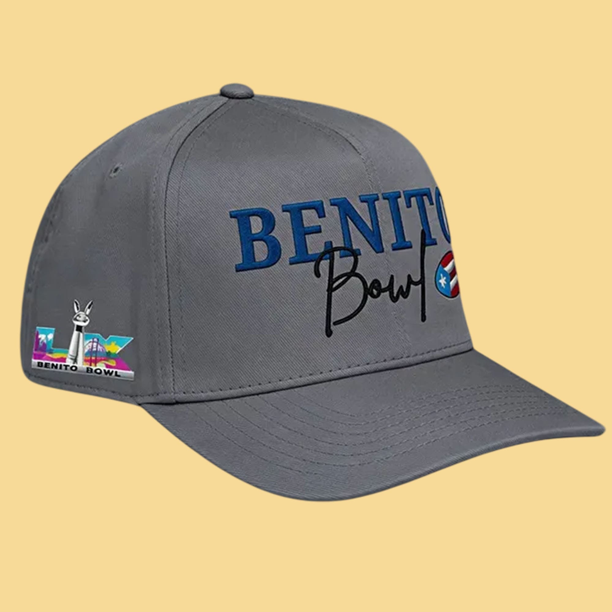 Bad Bunny Benito Bowl 2026 Puerto Rico Baseball Cap Bad Bunny Benito Bowl 2026 Puerto Rico Baseball Cap