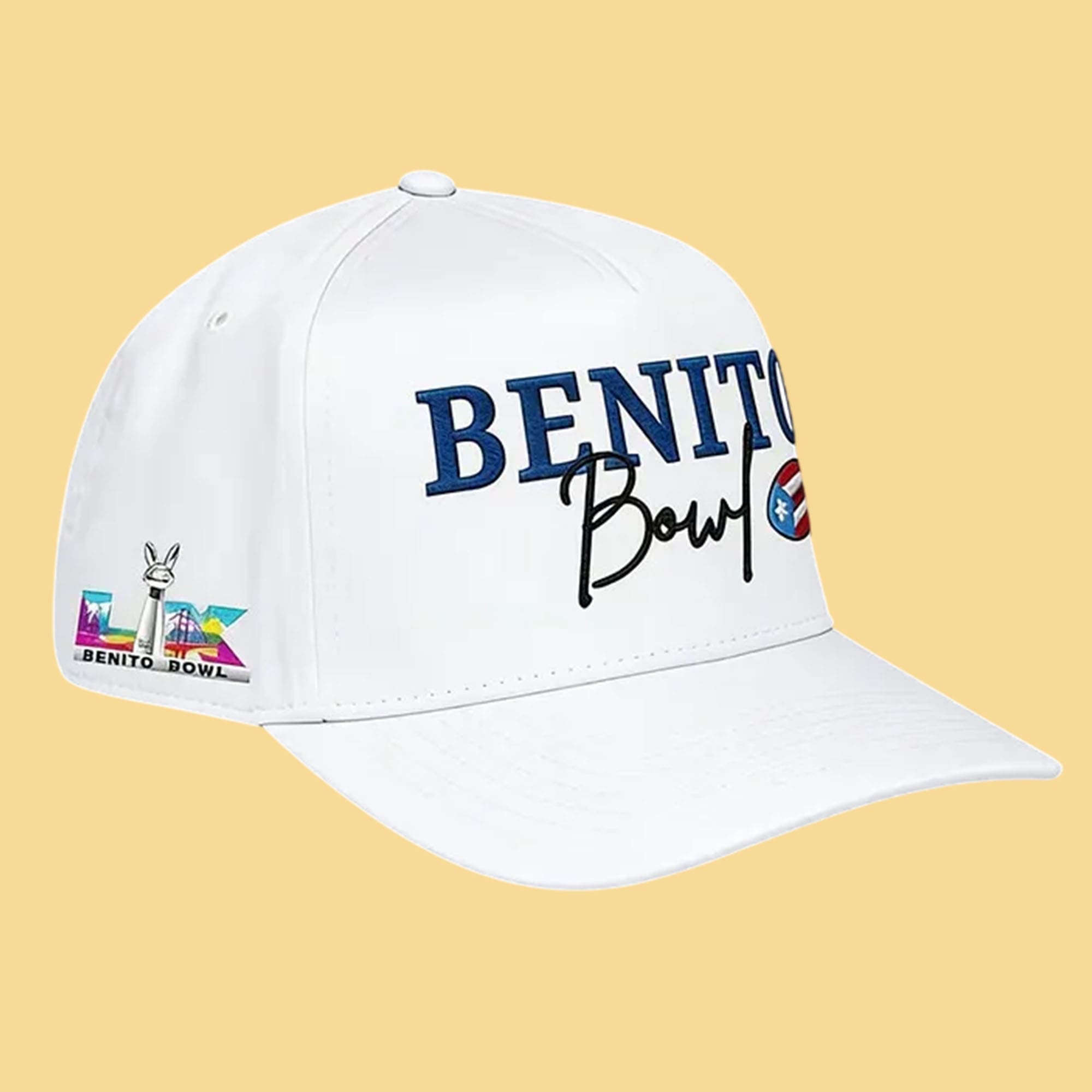 Bad Bunny Benito Bowl 2026 Puerto Rico Baseball Cap Bad Bunny Benito Bowl 2026 Puerto Rico Baseball Cap