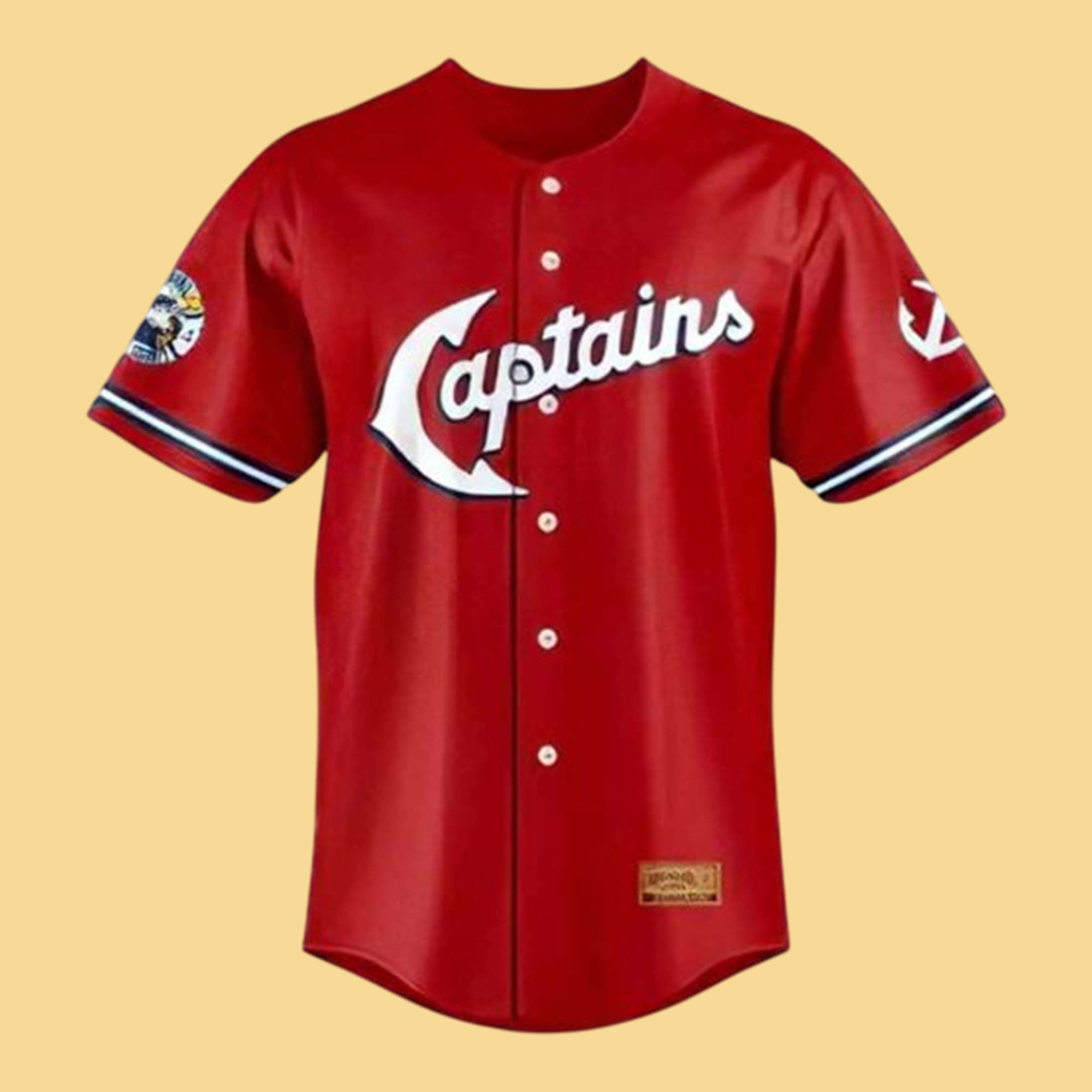 Captains Our Bold New Look 2026 Red Baseball Jersey Captains Our Bold New Look 2026 Red Baseball Jersey