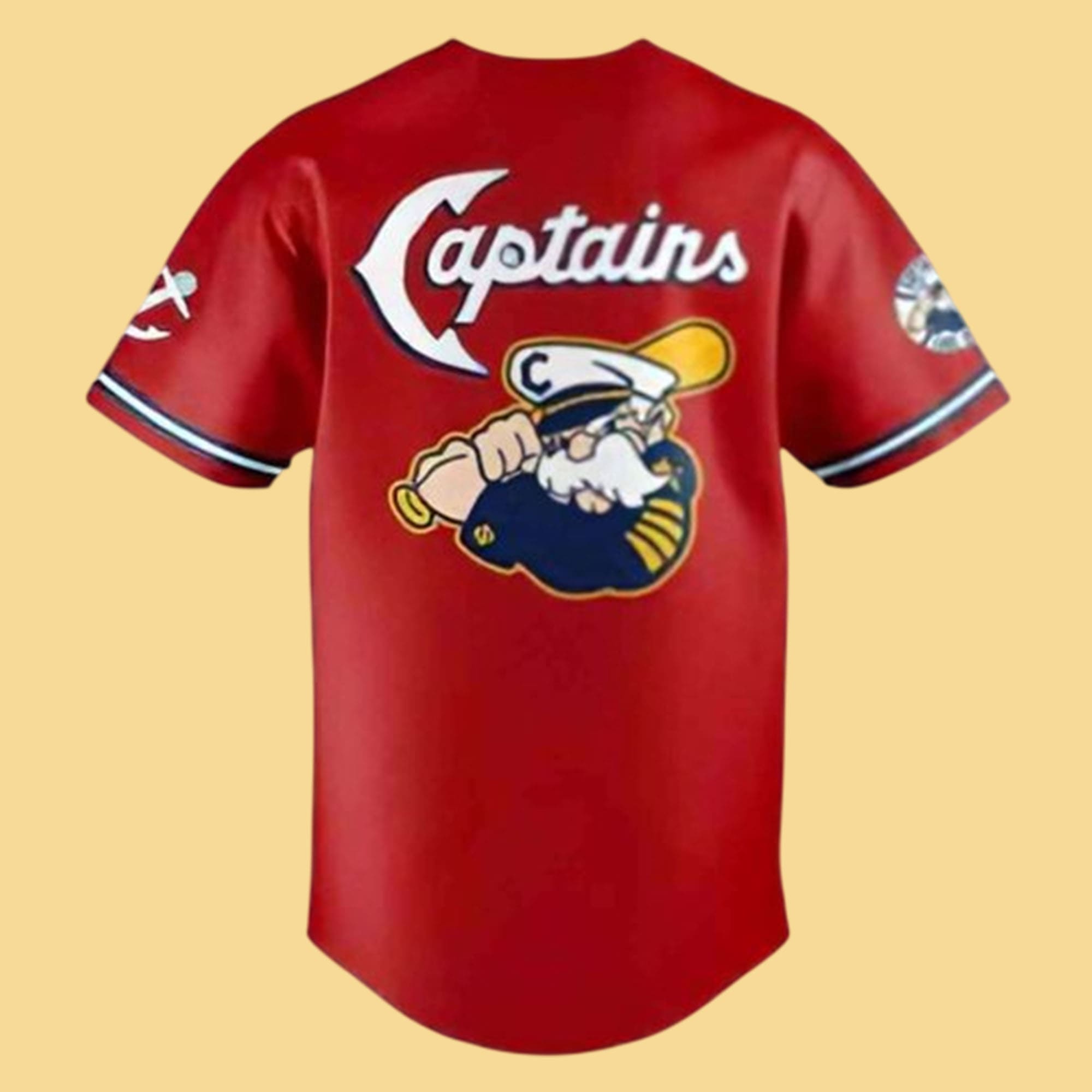 Captains Our Bold New Look 2026 Red Baseball Jersey Captains Our Bold New Look 2026 Red Baseball Jersey