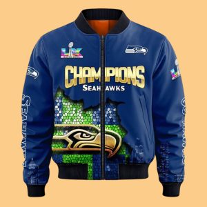 2026 Seattle Seahawks LX Champions Commemorative Jacket 1