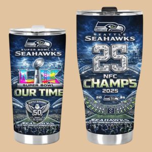 Seattle Seahawks 2025 NFC Champions Tumbler