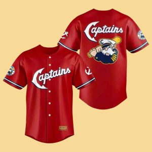 Captains Our Bold New Look 2026 Red Baseball Jersey