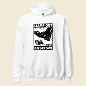 Trump Stamp Out Fascism 8647 Shirt 2
