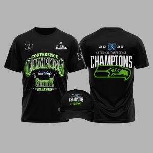 Seattle Seahawks 2026 NFC Champions Super Bowl LX Collection Shirt