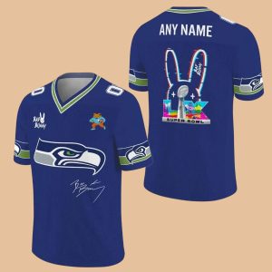 Seahawks Bad Bunny Bowl LX 2025 2026 Football Jersey