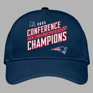 New England Patriots 2025 AFC Conference Champions Super Bowl LX Hat