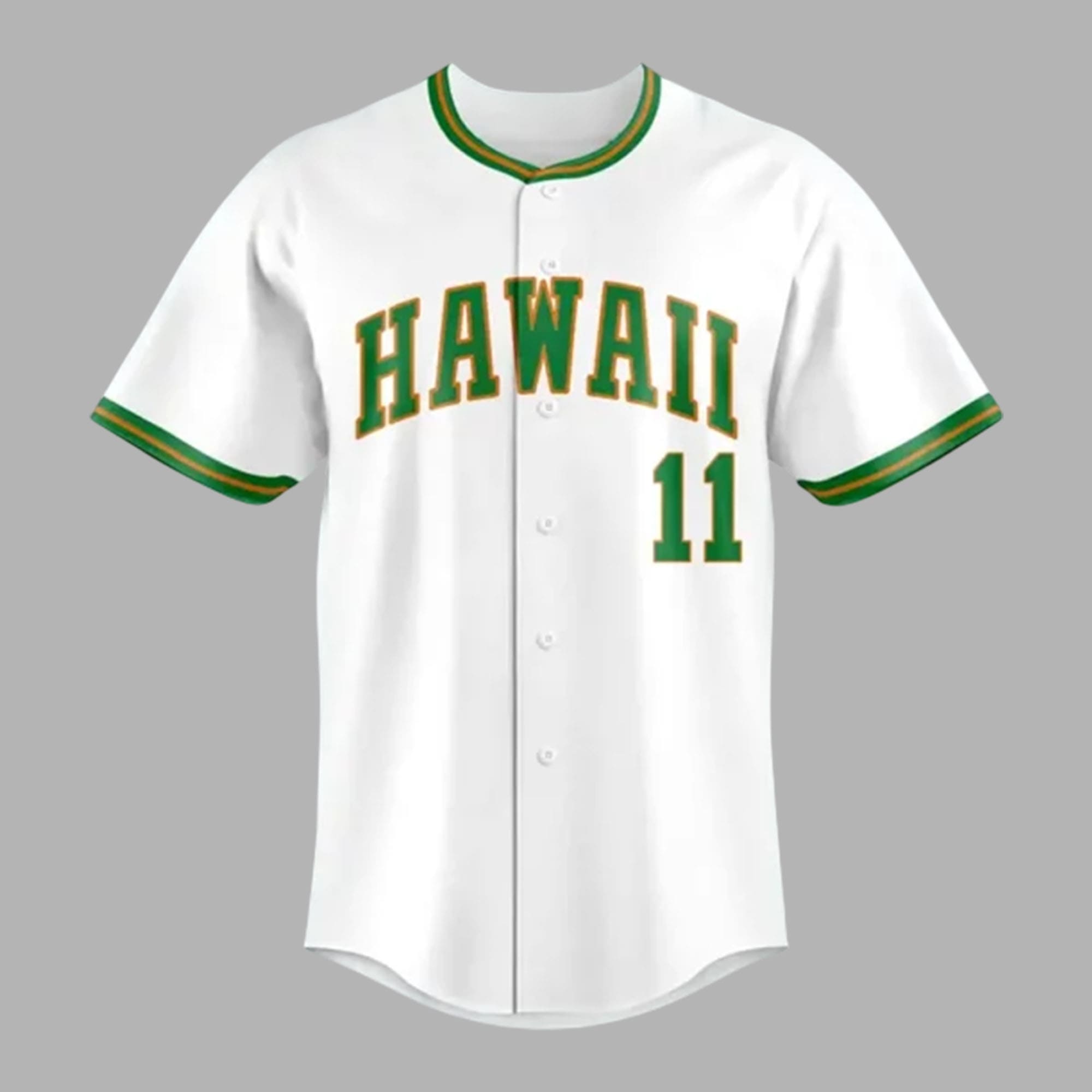 Hawaii Baseball 2026 Honor Coach Les Murakami Baseball Jersey Hawaii Baseball 2026 Honor Coach Les Murakami Baseball Jersey