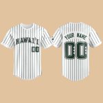 Hawaii Rainbow Warriors Baseball New Uniform 2026 Personalized Baseball Jersey