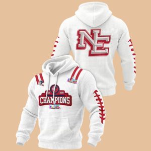 2026 New Englanmd Patriots LIX Super Bowl Champions Waffle Hoodie 1