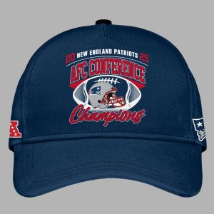 New England Patriots 2025 AFC Conference 12X Champions Hat