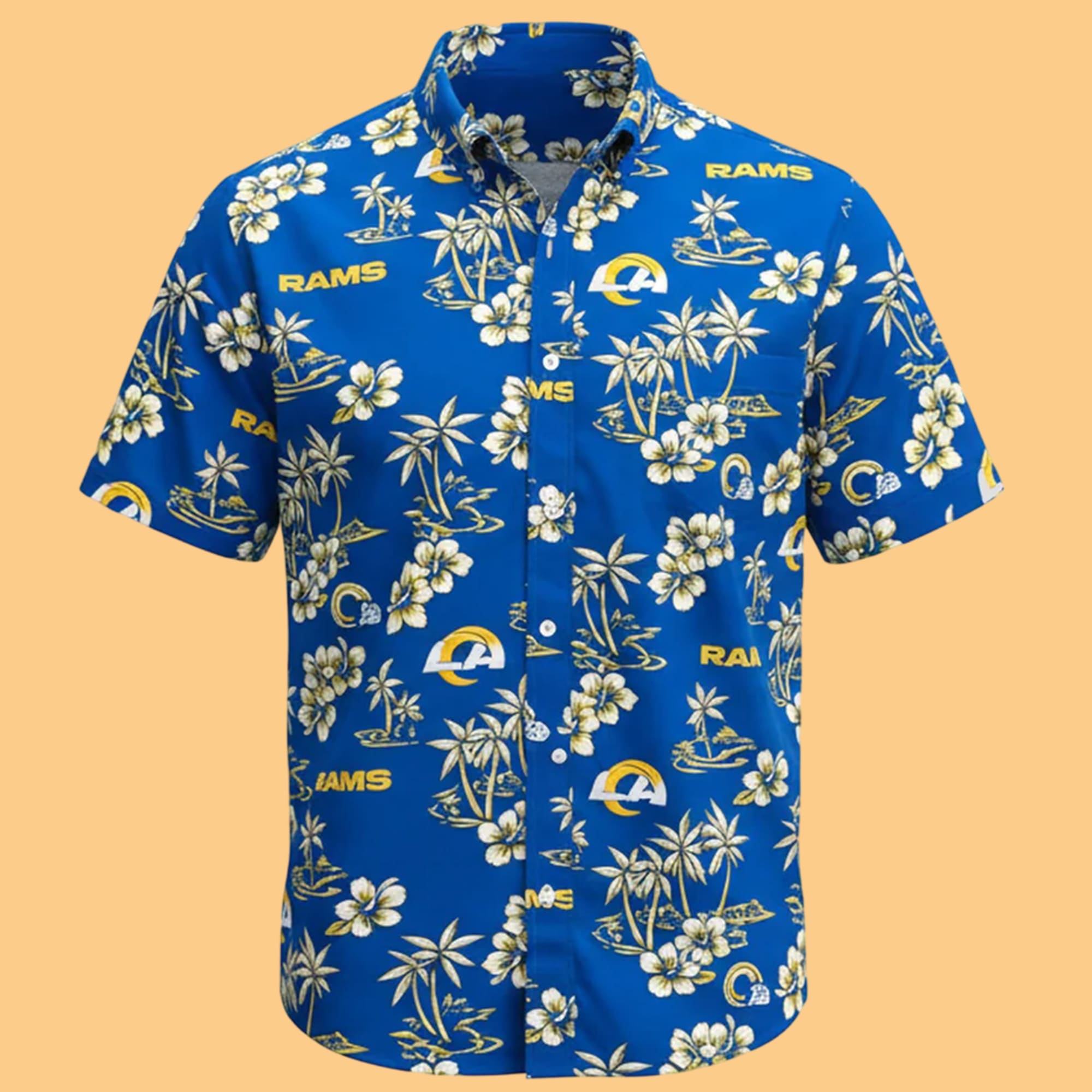 La Rams Coach Ryan Wendell Hawaiian Shirt La Rams Coach Ryan Wendell Hawaiian Shirt