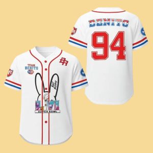 2026 Bad Bunny Super Bowl Latin Music Benito 94 Baseball Jersey