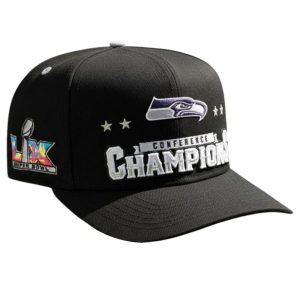 Seattle Seahawks 2025 NFC Champions Locker Room Snapback Hat 1