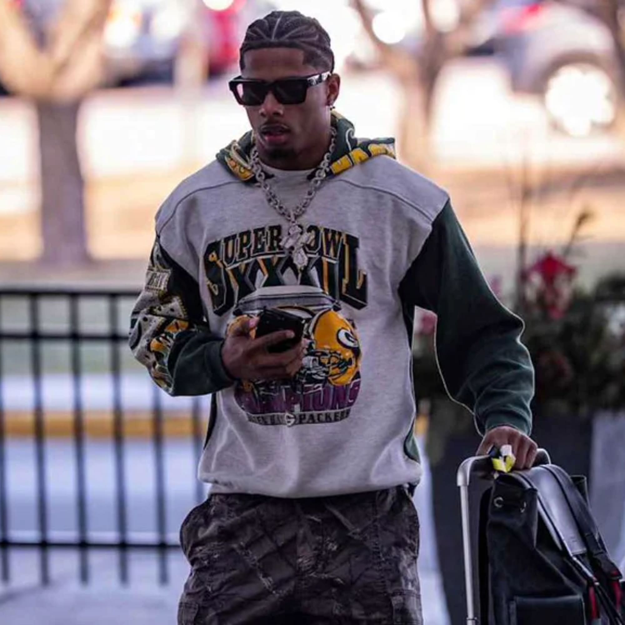 Matthew Golden Packers Bowl 31 Champions Hoodie 1