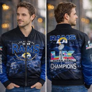 2026 Los Angeles Rams LX Champions Commemorative Jacket 1