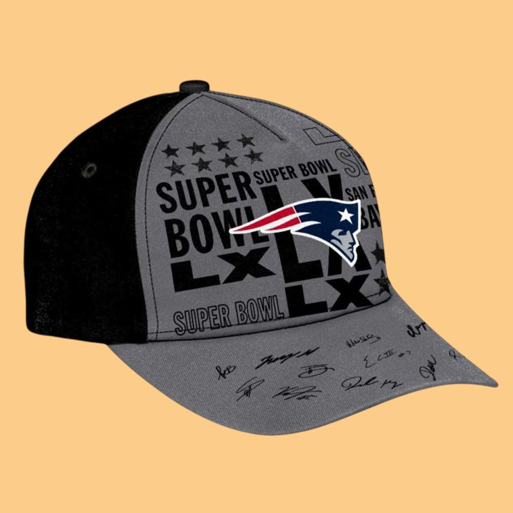 New England Patriots 2025 AFC Champions Signature Classic Cap New England Patriots 2025 AFC Champions Signature Classic Cap