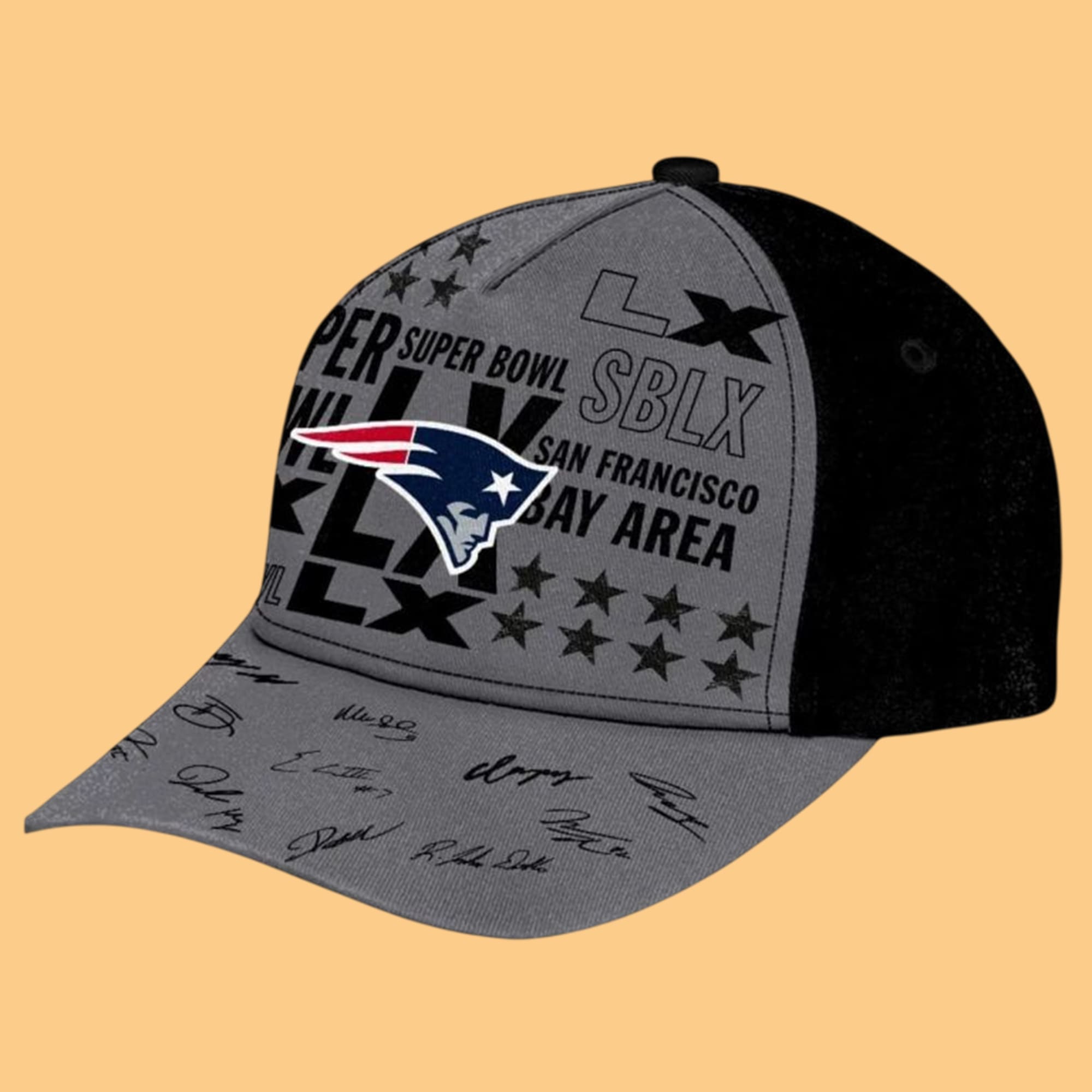 New England Patriots 2025 AFC Champions Signature Classic Cap New England Patriots 2025 AFC Champions Signature Classic Cap