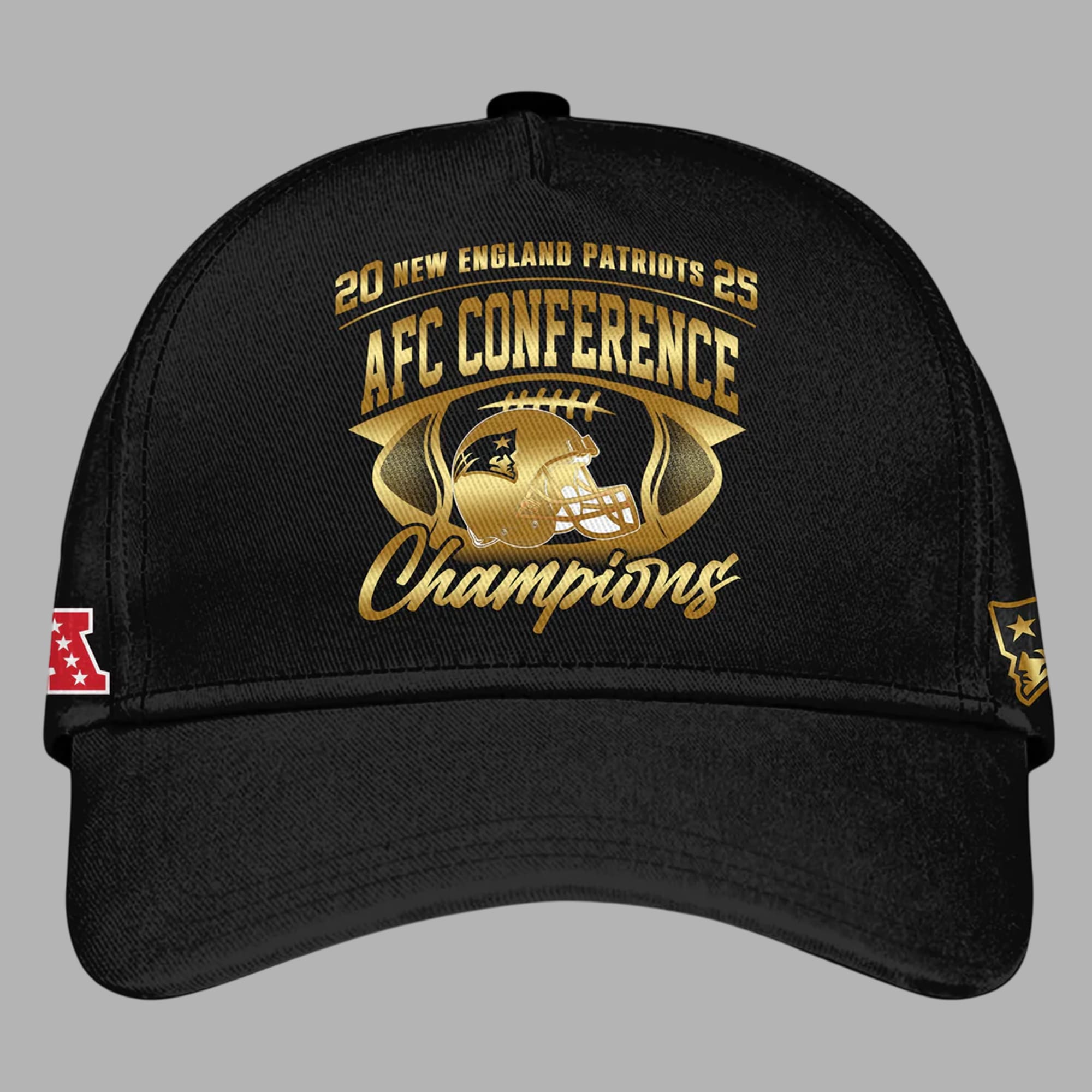 New England Patriots 2025 AFC Conference 12X Champions Hat New England Patriots 2025 AFC Conference 12X Champions Hat