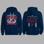 New England Patriots 2025 AFC Conference 12X Champions Hoodie
