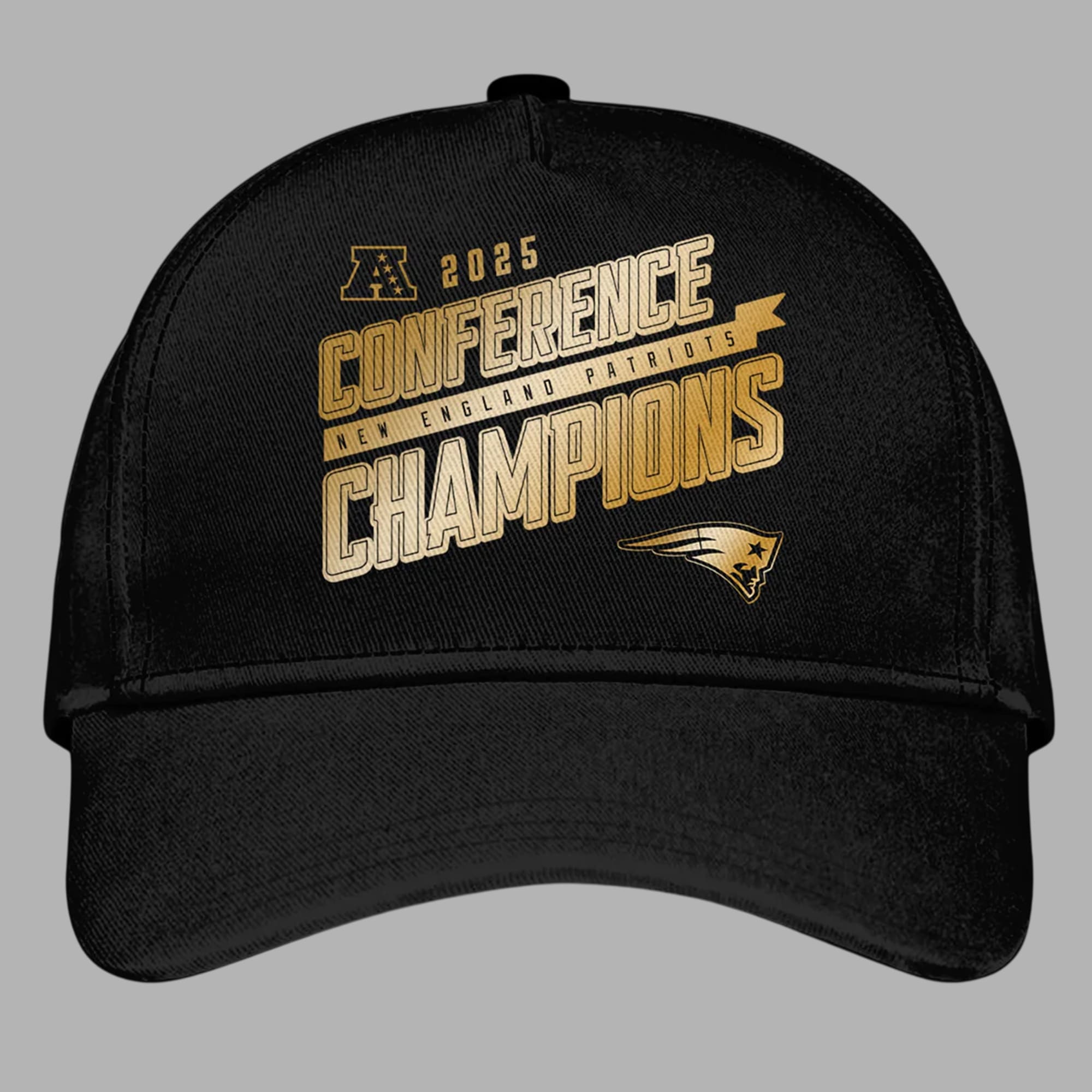 New England Patriots 2025 AFC Conference Champions Super Bowl LX Hat New England Patriots 2025 AFC Conference Champions Super Bowl LX Hat