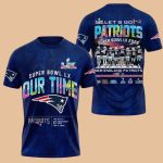 New England Patriots AFC Champions Bowl LX Our Time Hoodie Shirt