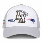 New England Patriots Vs Seattle Seahawks LX Matchup Hat