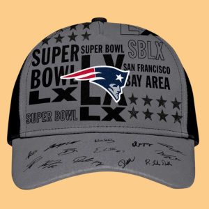 New England Patriots 2025 AFC Champions Signature Classic Cap