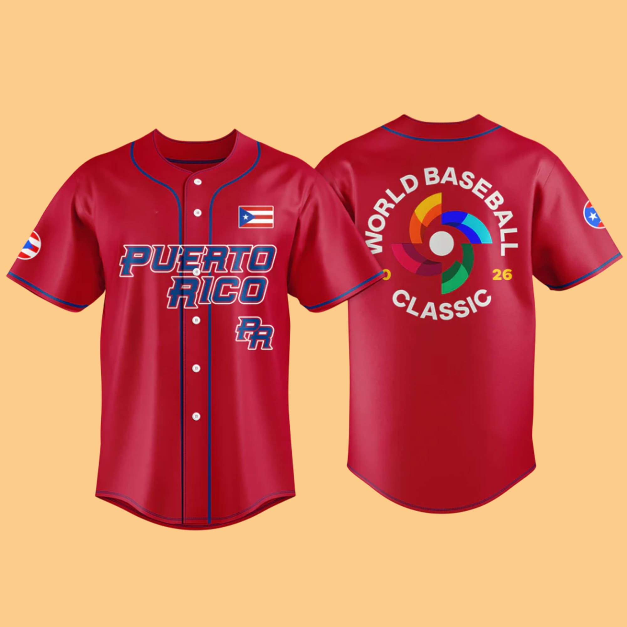 Puerto Rico 2026 World Baseball Classic Jersey Puerto Rico 2026 World Baseball Classic Jersey