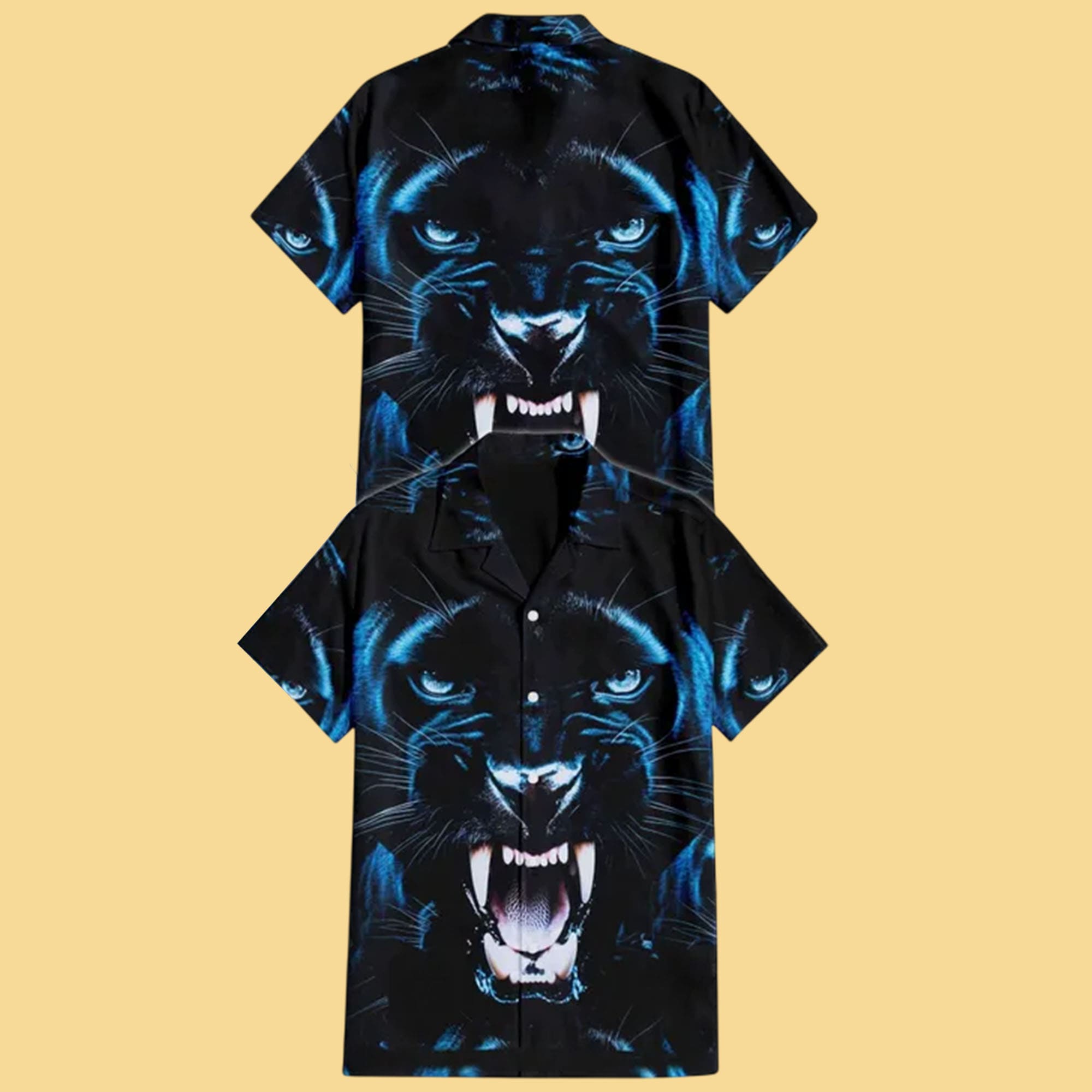 R Truth Golf Wang Carolina Panthers Hawaiian Shirt R Truth Golf Wang Carolina Panthers Hawaiian Shirt