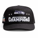 Seattle Seahawks 2025 NFC Champions Locker Room Snapback Hat