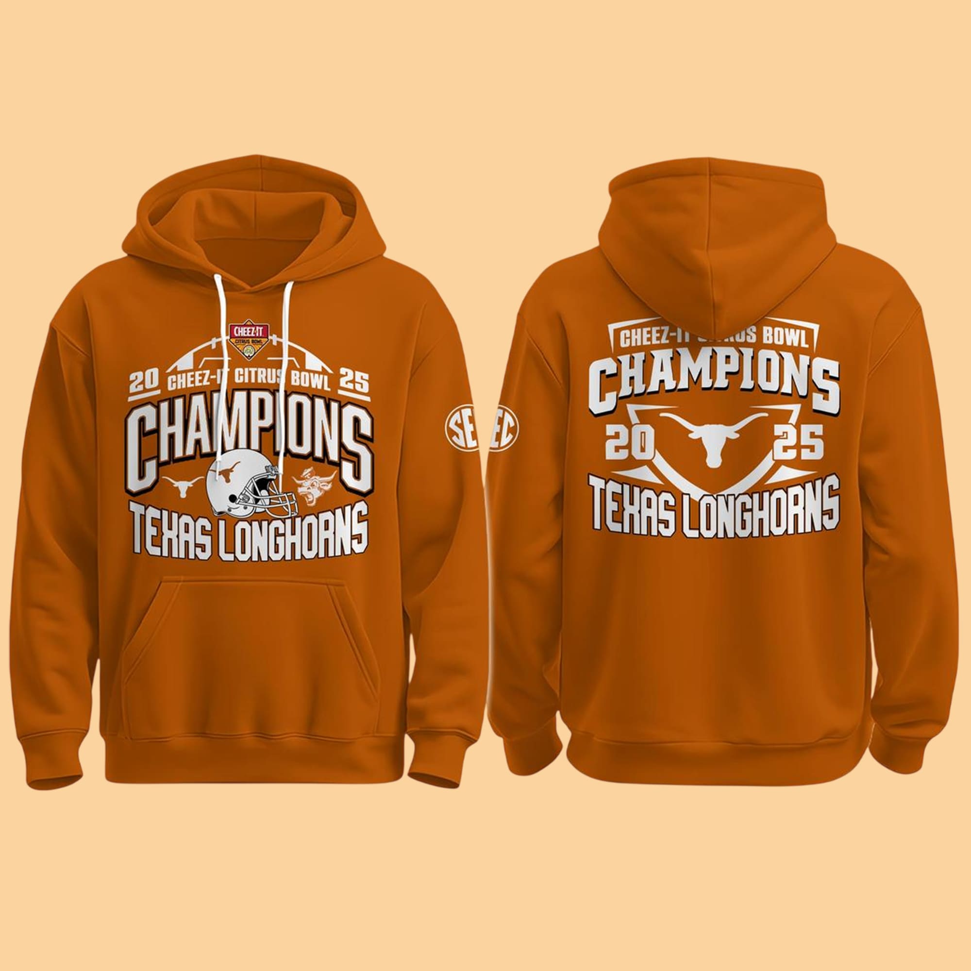 Texas Longhorns Cheez It Citrus Bowl Champions Hoodie 1 Texas Longhorns Cheez It Citrus Bowl Champions Hoodie 1