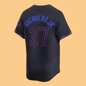 Stranger Things Mike Wheeler Vladimir Guerrero Jr Toronto Blue Jays City Connect Jersey 2