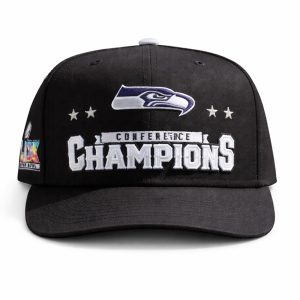Seattle Seahawks 2025 NFC Champions Locker Room Snapback Hat