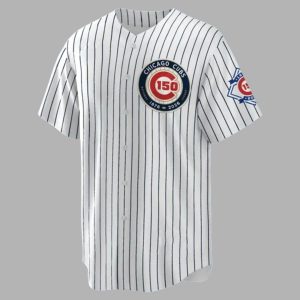 Chicago Cubs 150th Anniversary Special Edition Baseball Jersey 1