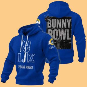LA Rams Bad Bunny Bowl LX Waffle 2026 Hoodie