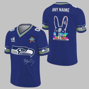Seahawks Bad Bunny Bowl LX 2025 2026 Football Jersey