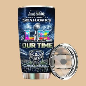 Seattle Seahawks 2025 NFC Champions Tumbler 1