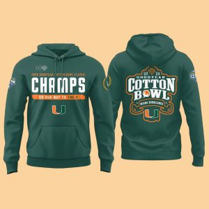 Miami Hurricanes Cotton Bowl Champions Hoodie 3 Miami Hurricanes Cotton Bowl Champions Hoodie 3