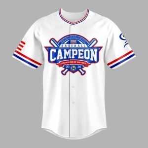 2026 Cangrejeros De Santurce Champions Baseball Jersey 1 2026 Cangrejeros De Santurce Champions Baseball Jersey 1