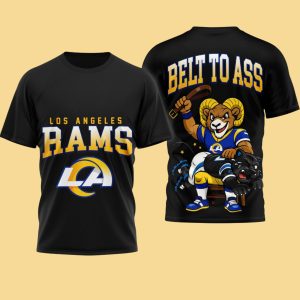 Los Angeles Rams Belt To Ass Shirt 2