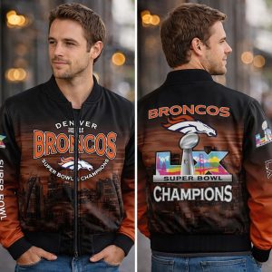 2026 Denver Broncos LX Champions Commemorative Jacket 1 2026 Denver Broncos LX Champions Commemorative Jacket 1