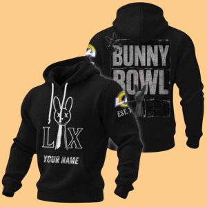 LA Rams Bad Bunny Bowl LX Waffle 2026 Hoodie 1