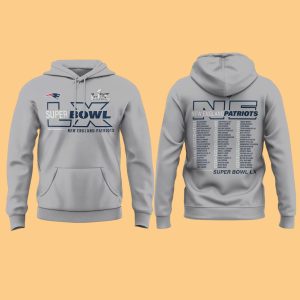 2026 New England Patriots Super Bowl LX Roster Shirt 2 2026 New England Patriots Super Bowl LX Roster Shirt 3