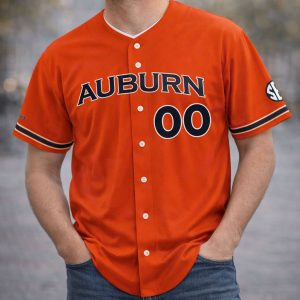 Auburn Tigers Softball 2026 New Season Baseball Jersey 1