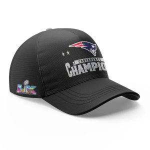 New England Patriots 2025 AFC Champions Locker Room Hat 1