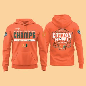 Miami Hurricanes Cotton Bowl Champions Hoodie 2 Miami Hurricanes Cotton Bowl Champions Hoodie 2