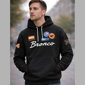 Will Smirking Bronco Patchs Hoodie 1 Will Smirking Bronco Patchs Hoodie 1
