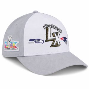 New England Patriots Vs Seattle Seahawks LX Matchup Hat 1 New England Patriots Vs Seattle Seahawks LX Matchup Hat