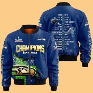 2026 Seattle Seahawks LX Champions Commemorative Jacket